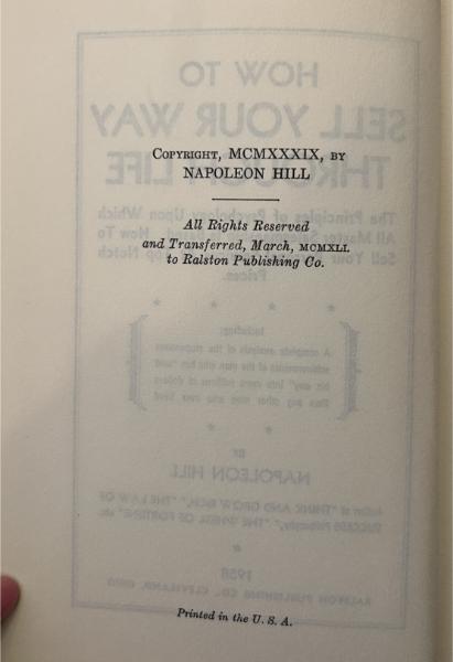 How to Sell Your Way Through Life: The Principles of Psychology Upon Which All Master Salesmanship Is Based
