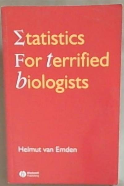 Image for Statistics for Terrified Biologists Statistics for Terrified Biologists