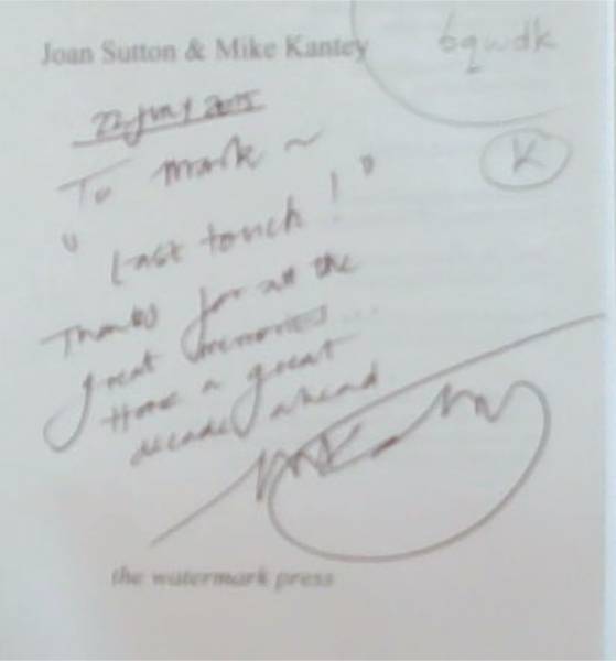 Touching Hands a family chronicle of the Twentieth Century in South Africa (Signed by the Author Mike Kantey)