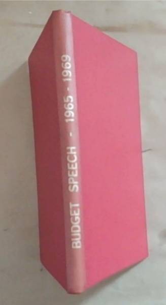 Budget Statement 1965 BY The Hon J.J. Wrathall M.P. Minister of Finance - Presented to the Legislative Assembly on Thursday, 1st July 1965 (Rhodesia)