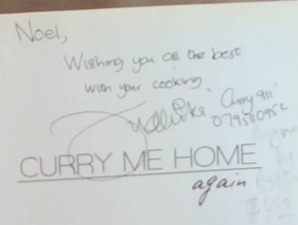Curry Me Home Again (Signed by the Author Yudhika Sujanani)