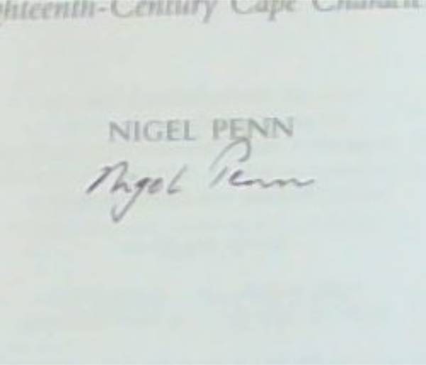 Rogues, rebels, and runaways: Eighteenth-Century Cape Characters (Signed by the author)