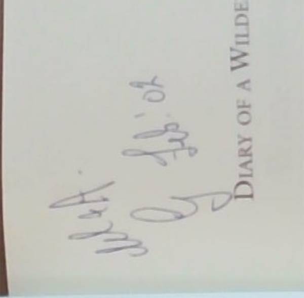 Diary of a Wilderness Dweller (Signed by the Author Chris Czajkowski)
