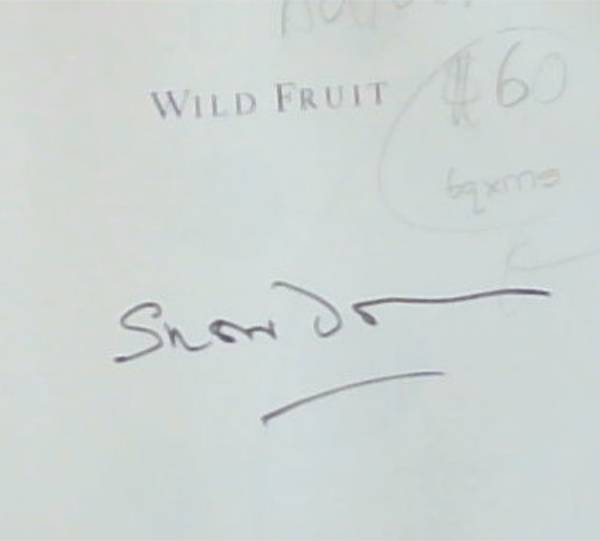 Wild Fruit: By Snowdon (Signed by the Author)