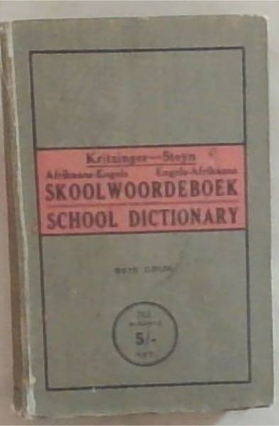 Woordeboek: Afrikaans-Engels / Engels-Afrikaans