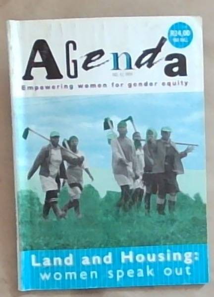 Agenda: Empowering Women for Gender Equity No. 42 1999