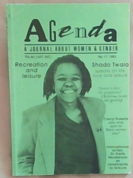 Agenda: A Journal About Women And Gender No. 17 1993