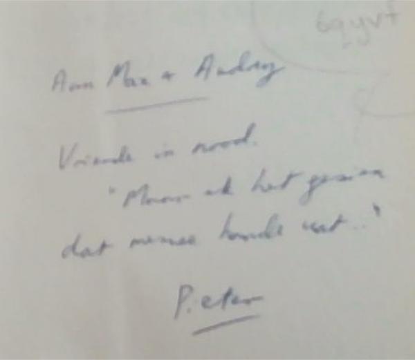 Vuurvlieg en Boomklim: Inferno, Vaevuur en Bo Uit (Signed and Inscribed by the Author Pieter Lourens)