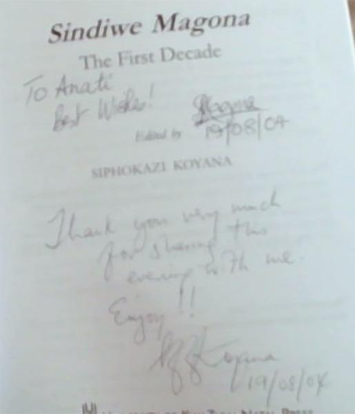 Image for Sindiwe Magona: The First Decade (Signed by Sindiwe Magona and Siphokazi Koyana) Sindiwe Magona: The First Decade (Signed by Sindiwe Magona and Siphokazi Koyana)