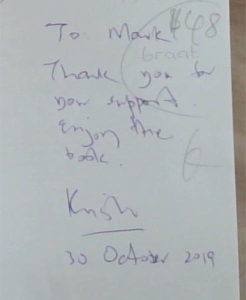 Krish : Struggle Lawyer (Signed and Inscribed by Krish Naidoo)