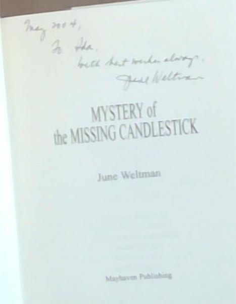 Mystery Of The Missing Candlestick (Signed and inscribed by the Author)