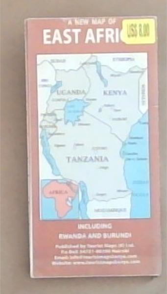 A New Map Of East Africa: Including Rawanda and Burundi