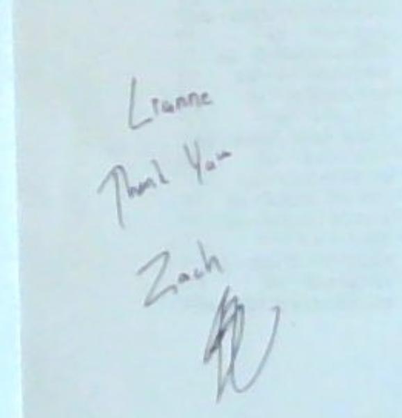 Wherever I Go I Want To Leave (Signed by the Author Zachary Adam Fouche)
