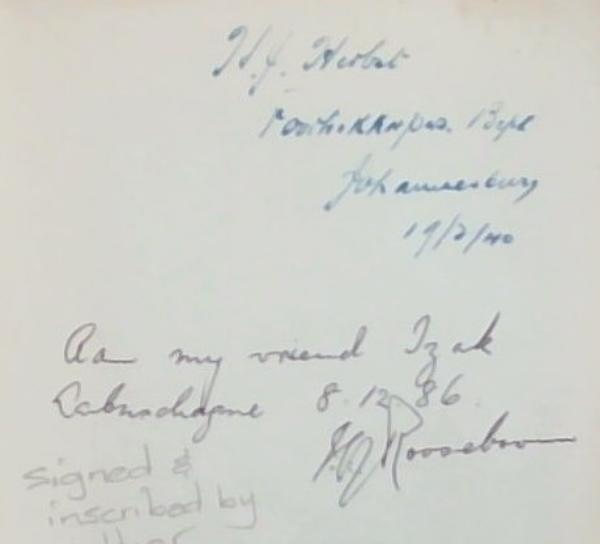 Die Oorlog Trap My Vas: Die Oorlogsreis van 'n Afrikaanse Journalis (Signed by the Author)