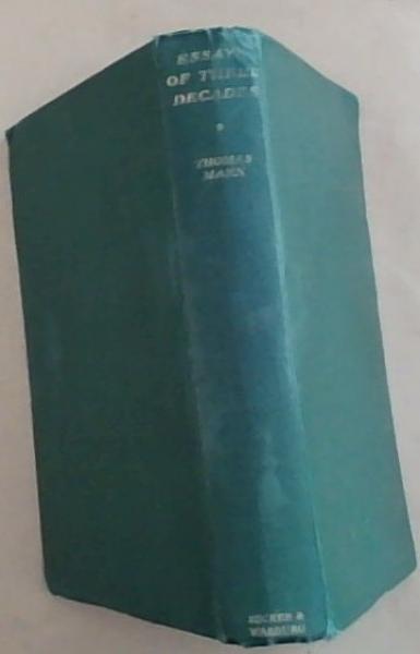 Essays Of Three Decades