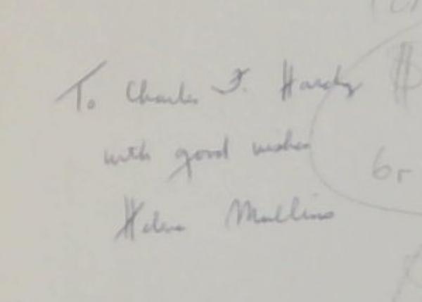 The Mirrored Walls: Poems 1929-1969 (Signed by the Author Helene Mullins)