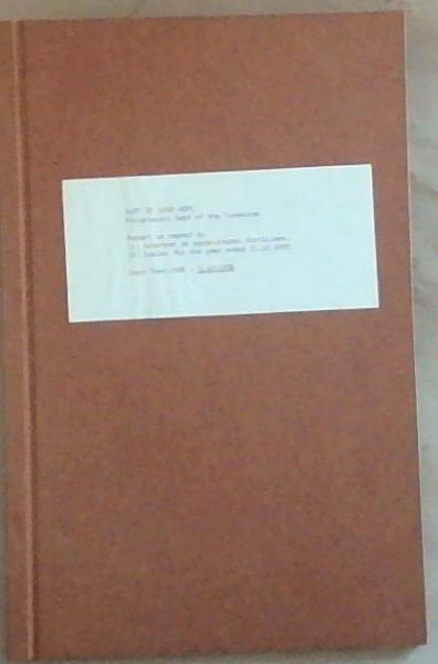 Cape Of Good Hope: Ministerial Department Of The Treasures - Report In Regard to (a) Advances To Agricultural Distillers, (b) Excise. For The Year Ended 31st December 1905 (G.12-1906) Presented to both Houses of Parliament by command of His Excellency the Governor 1906
