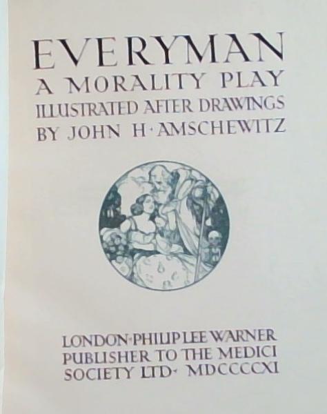 Everyman: A Morality Play (Limited edition)