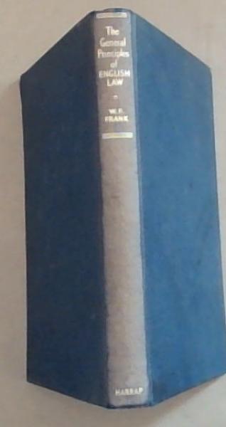 The General Principles Of English Law