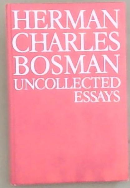 Uncollected Essays