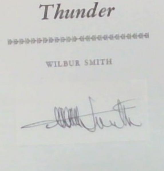 Image for The Sound Of Thunder (Signed by the Author) The Sound Of Thunder (Signed by the Author)