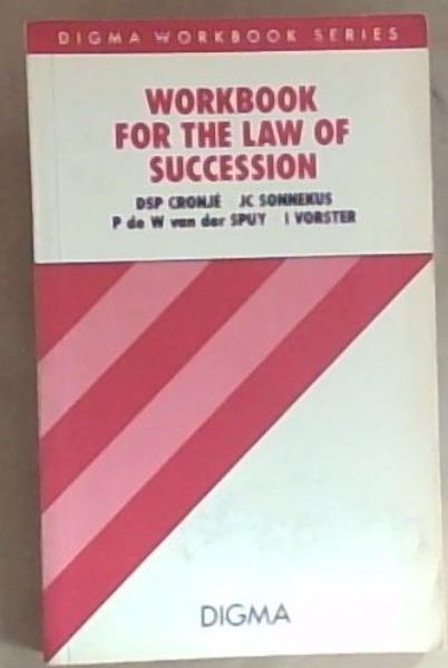 Image for Workbook For The Law Of Succession Workbook For The Law Of Succession