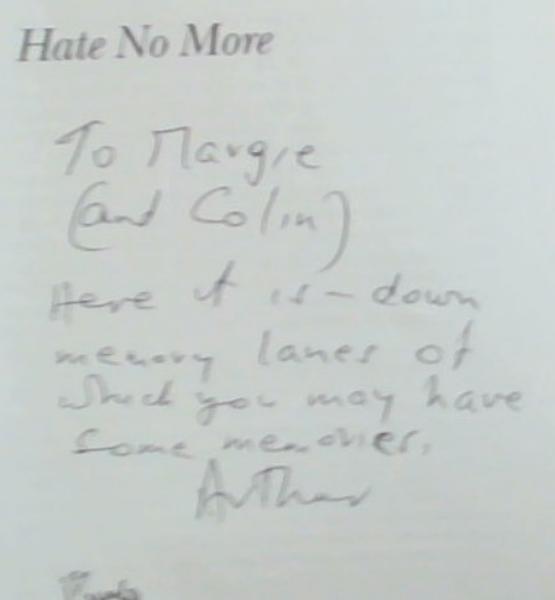 Hate No More: A Novel (Signed and Inscribed by Arthur Maimane)