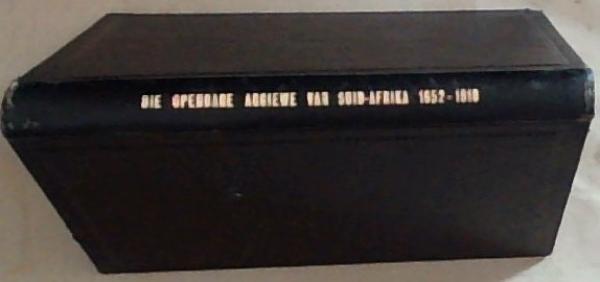Die Openbare Argiewe van Suid-Afrika 1652-1910