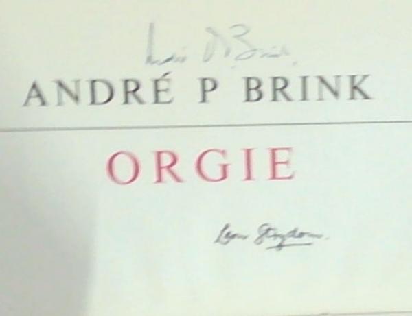 ORGIE (Signed by the Author)