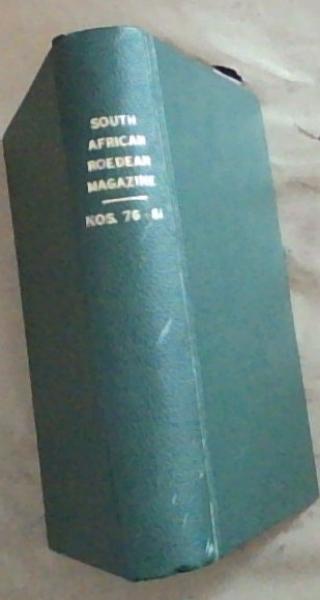 The South African Roedean Magazine: Very Rare. A Few of the School Magazines have survived #76-81, 1961 to 1966 (6 issues bound together)
