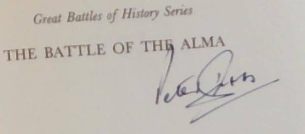 The Battle of The Alma (Great Battles of History Series) Signed by the Author Peter Gibbs