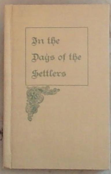 In The Days of the Settlers