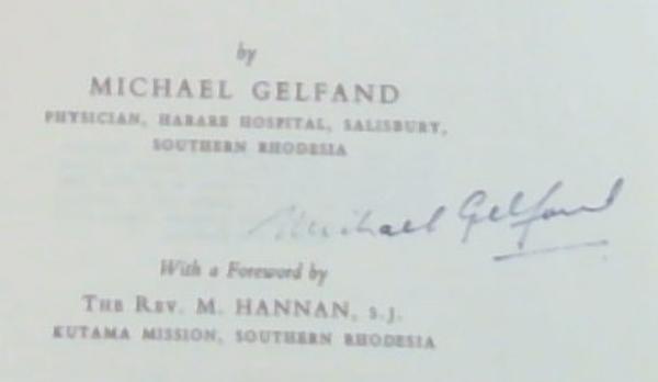 Shona Religion: With Special Reference to the Makorekore (Signed by Michael Gelfand)