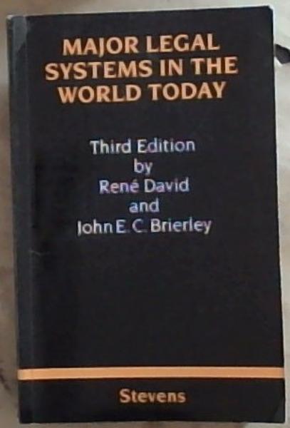 Image for Major Legal Systems in the World Today: An Introduction to the Comparative Study of Law (Third edition) Major Legal Systems in the World Today: An Introduction to the Comparative Study of Law (Third edition)