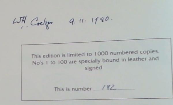 WH Coetzer 80: The Autobiography of W H Coetzer Limited Edition (Signed and dated by W.H. Coetzer)