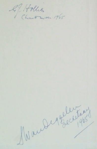 Image for The Durban Country Club 1918-1965 (Signed by the Vice-Chairman and the Secretary) The Durban Country Club 1918-1965 (Signed by the Vice-Chairman and the Secretary)