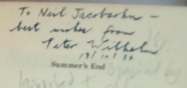 Image for Summer's end (Signed and Inscribed by the Author Peter Wilhelm) Summer's end (Signed and Inscribed by the Author Peter Wilhelm)