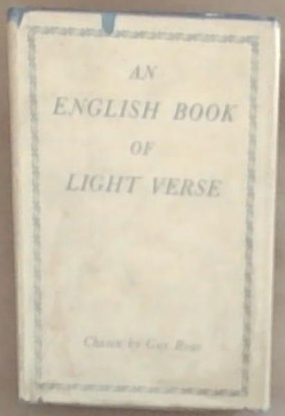 An English Book Of Light Verse