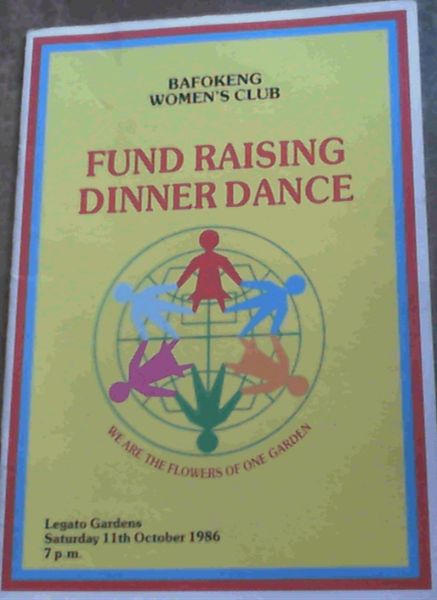 Bafokeng Women's Club Fund Raising Dinner Dance - Legato Gardens, Saturday 11t..