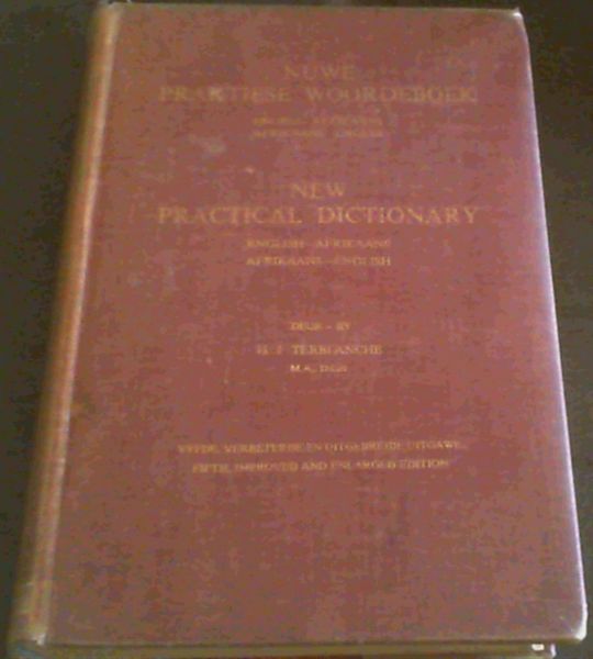 New Practical Dictionary / Nuwe Praktiese Woordeboek. English ...