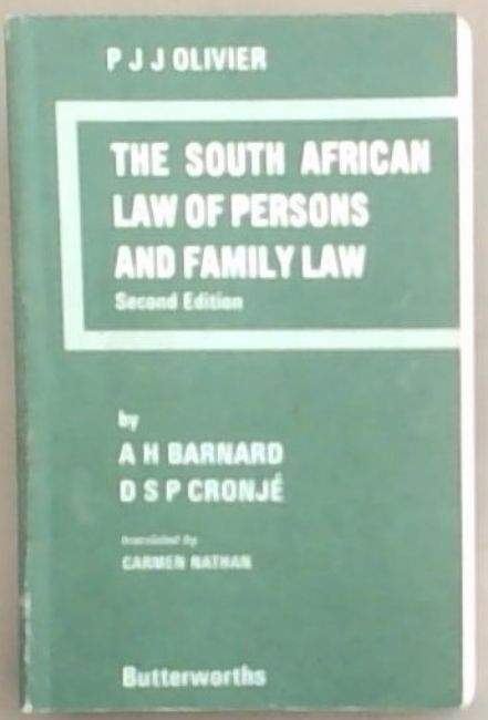 the-south-african-law-of-persons-and-family-2nd-edition