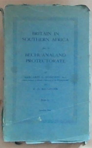 Image for Britain in Southern Africa : No.2 Bechuanaland Protectorate Britain in Southern Africa : No.2 Bechuanaland Protectorate