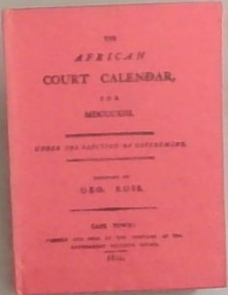 The African Court Calendar for MDCCCXIII