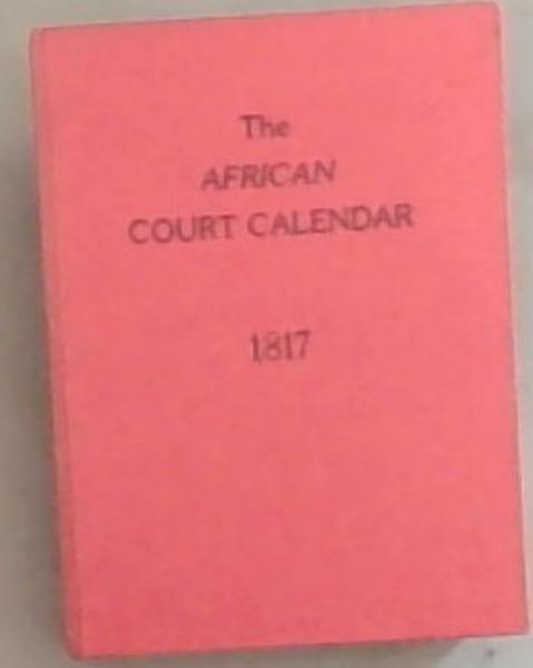 The African Court Calendar 1817