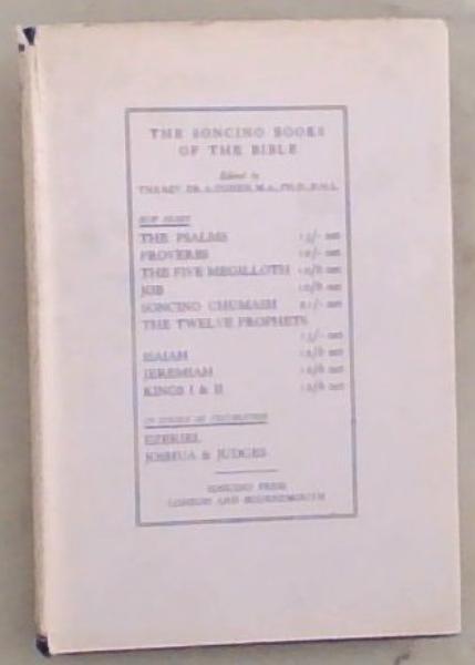 Kings 1 & 2 . Soncino Books of the Bible[with Hebrew text and English translation]