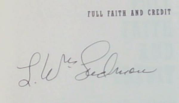 Full Faith and Credit:: The Great S&L Debacle and Other Washington Sagas [signed]