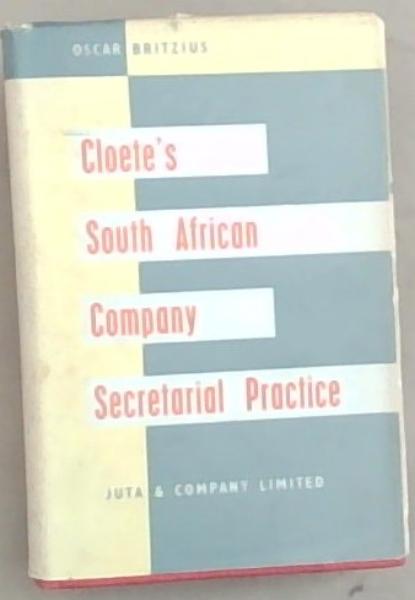 Cloete's South African Company Secretarial Practice