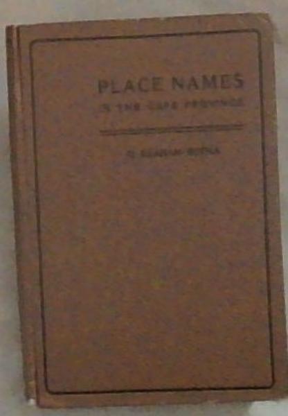 Place Names in the Cape Province