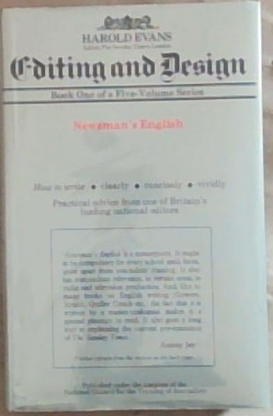 Editing and design: Book one of a five-volume manual of English, typography and layout