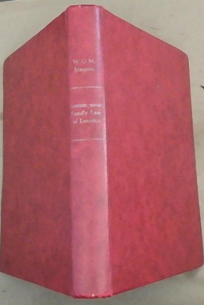 Contemporary Family Law of Lesotho (a historical and critical commentary)